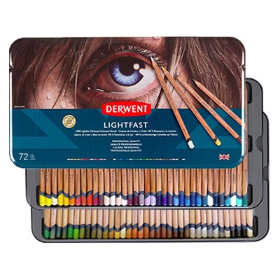 Derwent 72 Lightfast Colored Pencils