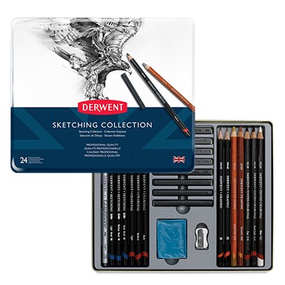 Derwent Sketching Collection 24-Pencil Set