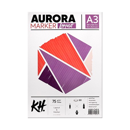 Blok do markerów Aurora A3, 50 arkuszy