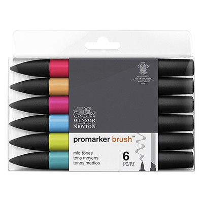 brushmarker mid tones set