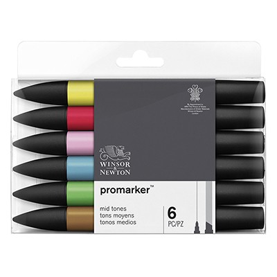 promarker mid tones set