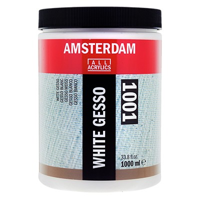 Gesso białe Amsterdam, white gesso 1000 ml