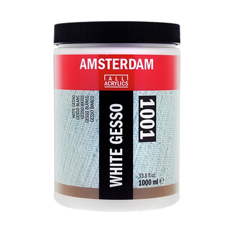 Gesso białe Amsterdam, white gesso 1000 ml