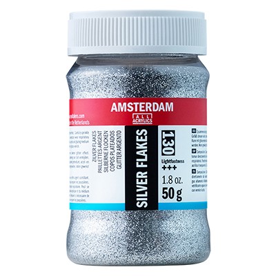 Silver, sypki brokat Amsterdam, 50 g