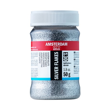 Silver, sypki brokat Amsterdam, 50 g