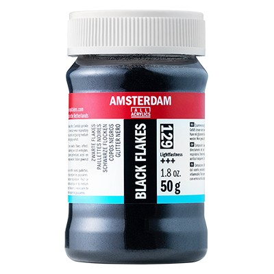 Black, sypki brokat Talens Amsterdam, 50 g