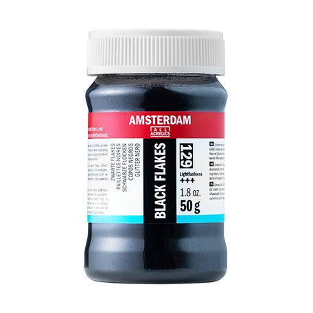 Black, sypki brokat Talens Amsterdam, 50 g