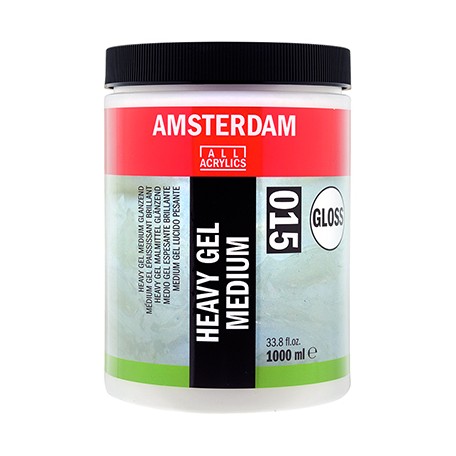 015 Heavy Gel Medium Gloss Amsterdam 1000 ml