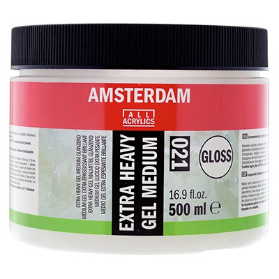 021 Gloss extra heavy gel, ekstra ciężki żel błyszczący Amsterdam 250 ml
