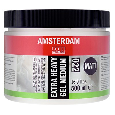 022 Matt extra heavy gel, ekstra ciężki żel matowy Amsterdam 500 ml