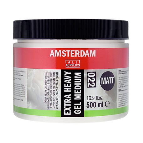 022 Matt extra heavy gel, ekstra ciężki żel matowy Amsterdam 500 ml