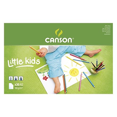 Blok rysunkowy Little Kids Canson, 90 g/m A2