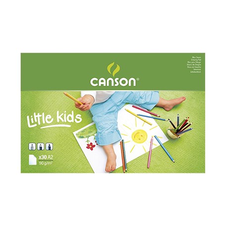 Blok rysunkowy Little Kids Canson, 90 g/m A2