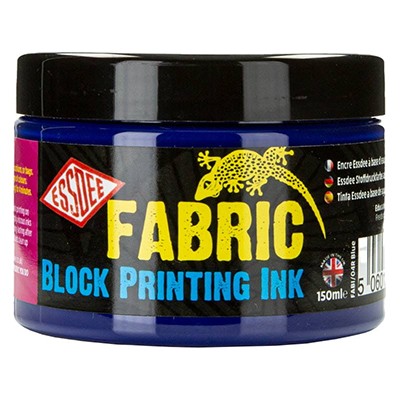 Fabric Printing Ink Blue, tusz do linorytu na tkaninach Essdee 150 ml