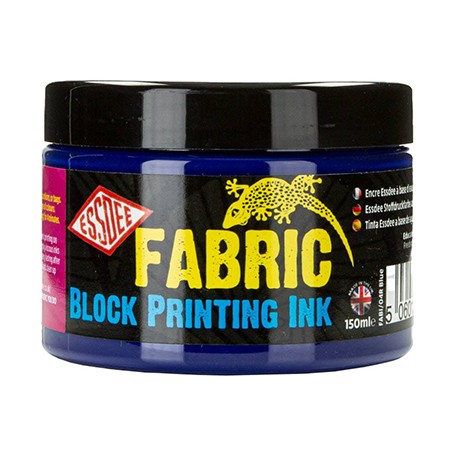 Fabric Printing Ink blue, tusz do linorytu na tkaninach Essdee 150 ml