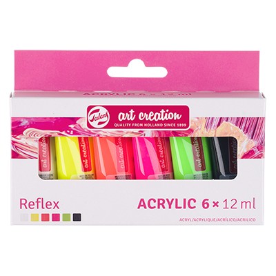 Farby akrylowe Art Creation Reflex, 6 x 12 ml