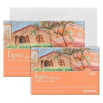 Blok do pasteli Ingres Ghiaccio 160 g, 22,5 x 32,5 cm