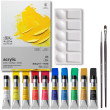 Farby akrylowe Galeria, zestaw 10 x 12 ml