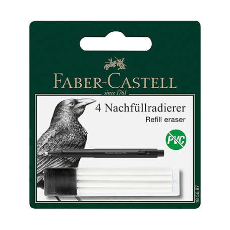 Wkłady do precyzyjnej gumki w oprawie Faber Castell