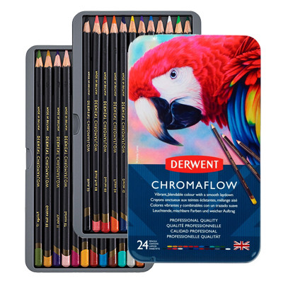 Derwent Chromaflow kredki rysunkowe 24