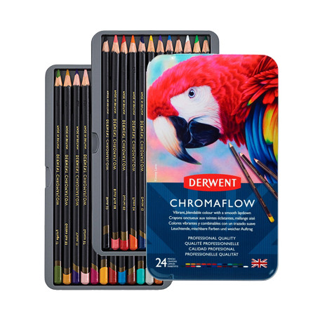 Derwent Chromaflow kredki rysunkowe 24