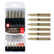 Pisaki precyzyjne Pigma Micron, Sakura 4+2 gratis