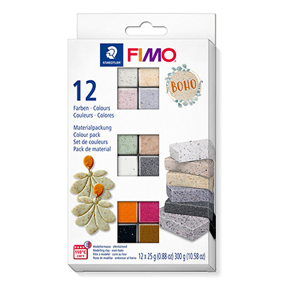 Zestaw Fimo effect, Boho, 12 x 25 g