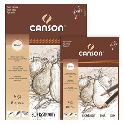 Blok rysunkowy Canson Student, 25 kartek A4