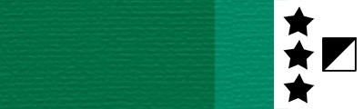 728 Japanese green medium, artystyczna farba olejna Lefranc 40 ml