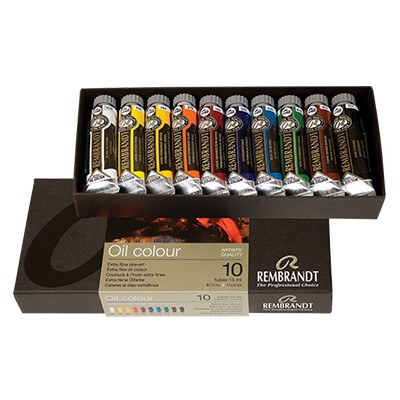 Farby olejne Talens Rembrandt,  10 x 15ml