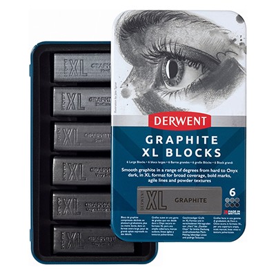 Zestaw Graphite XL Blocks, Derwent, 6 szt