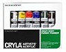 Farby akrylowe Cryla Artists' Acrylic, Daler-Rowney, 6 x 22ml