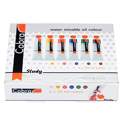 Farby olejne Cobra Study, Talens,  6 x 20ml