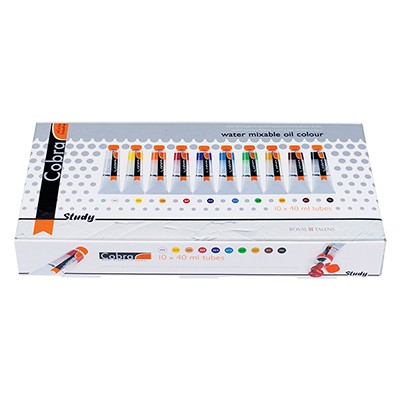 Farby olejne Cobra Study, Talens, 10 x 40ml