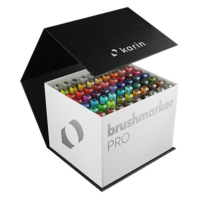 Mega Box, zestaw Brushmarker PRO, Karin, 60 kol.