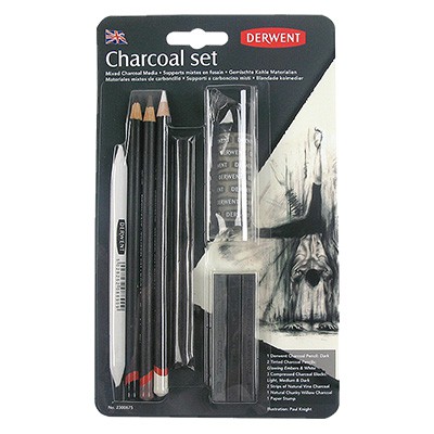 Charcoal Set, zestaw węgli Derwent