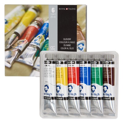 Farby olejne Van Gogh, zestaw 6 x 20 ml
