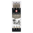 Set of 3 Design, pisaki precyzyjne Pigma Micron, Sakura, 3szt