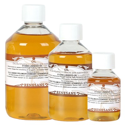 Olej lniany polimeryzowany Renesans, 100 ml