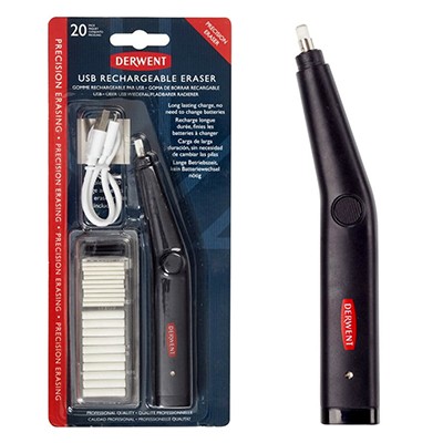 Elektryczna gumka do mazania na USB, Derwent