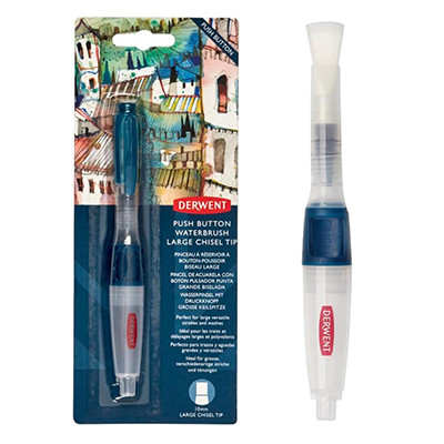 Pisak pędzelkowy Push Button Waterbrush, Derwent 10 mm