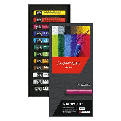 Pastele olejne Neopastel, Caran d'Ache, 12 kolorów