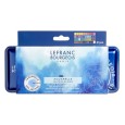 Farby akwarelowe w kostkach L&amp;B, 40 kol. metalowe etui