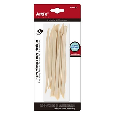Plastikowe szpatułki do modelowania Artix, 10 szt.