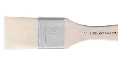 Pędzel seria 8043 – 40 mm, naturalna szczecina