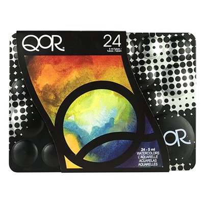 Introductory set 24, zestaw akwareli Qor, 24 x 5ml