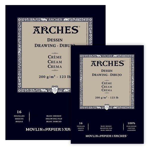 Blok artystyczny Arches Drawing Cream 23 x 31 cm