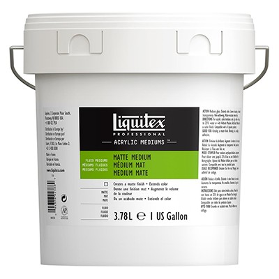 Medium matowe do farb akrylowych, Liquitex 3.78 l