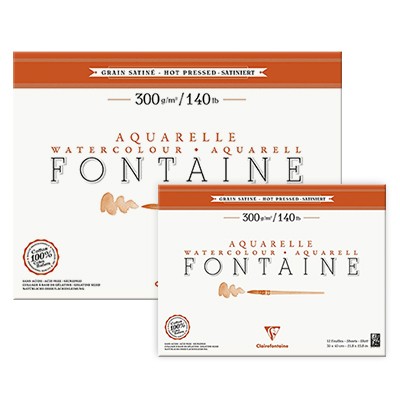 Blok akwarelowy Fontaine Satine 46 x 61 cm, 300 g