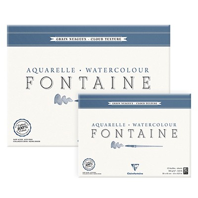 Blok akwarelowy Fontaine Cloud Texture 42 x 56 cm, 300 g